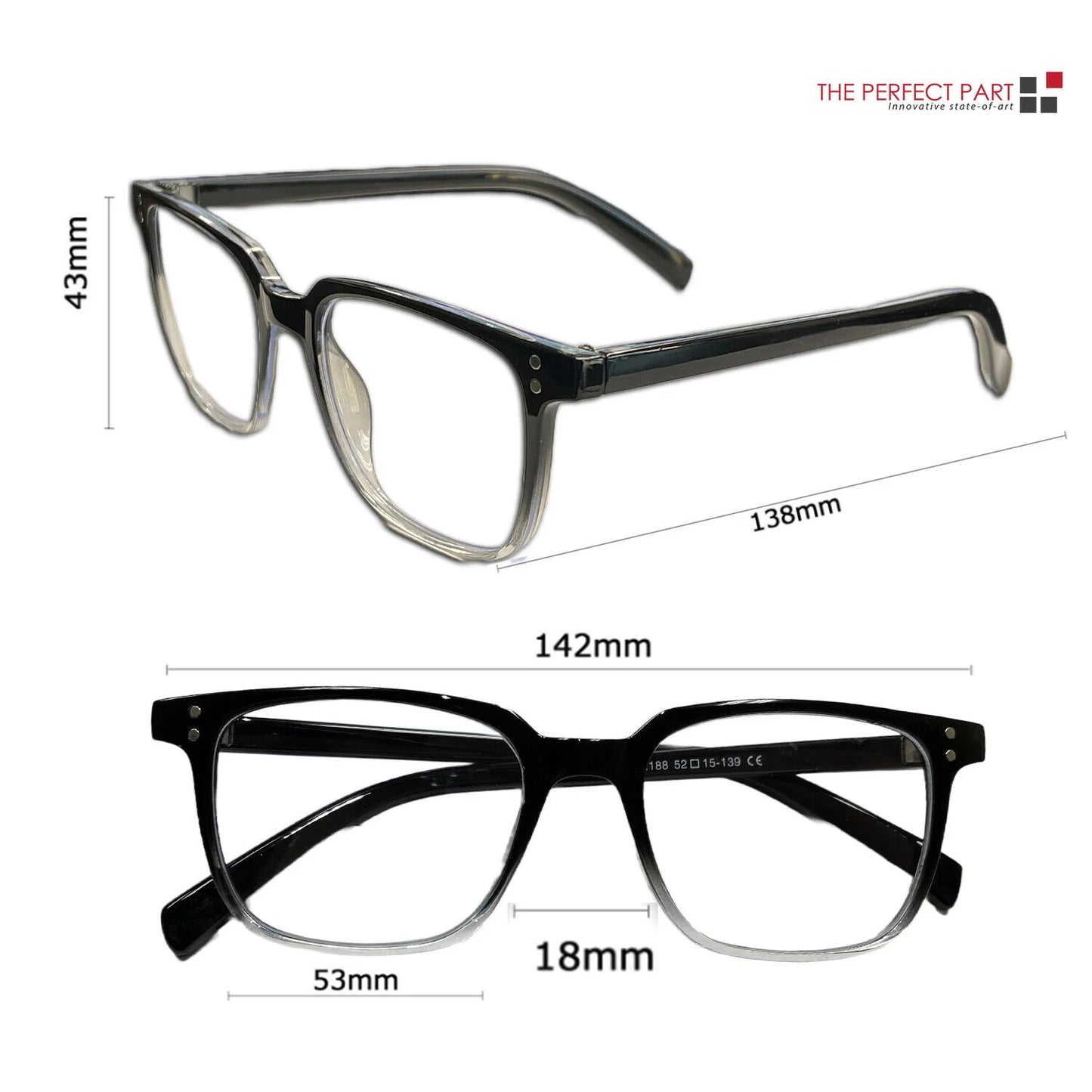 2 PK Unisex Blue Light Blocking Reading Glasses Computer Readers for Men Women