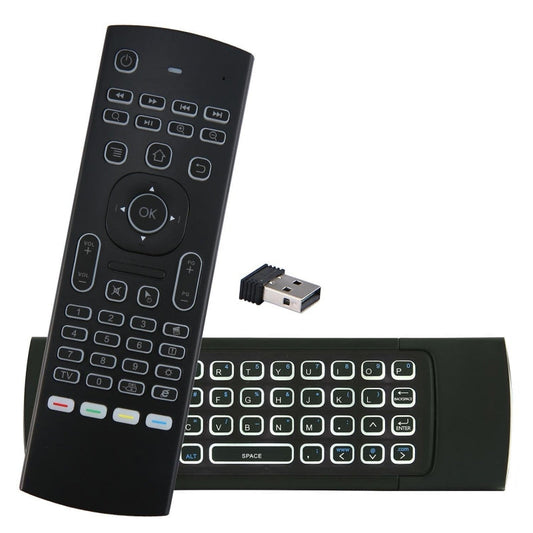 MX3 MX3-L Backlit Air Mouse T3 Smart Voice Remote Control 2.4G RF Wireless Keyboard For X96 mini KM9 A95X H96 MAX Android TV Box