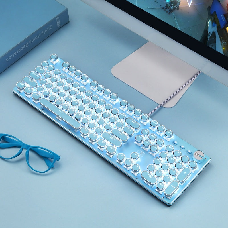 Steampunk Style Typewriter Mechanical Keyboard - alternate product image 6