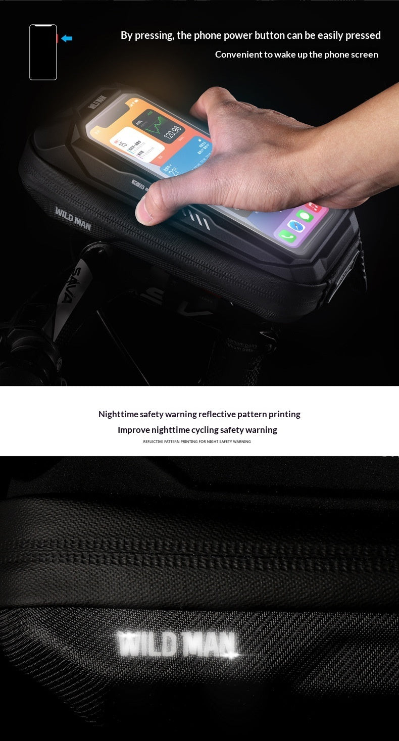 Waterproof Double-Zip Bike Phone Bag – product view 13