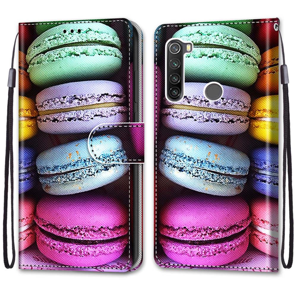 Redmi Note Flip Wallet Case with Cat Design