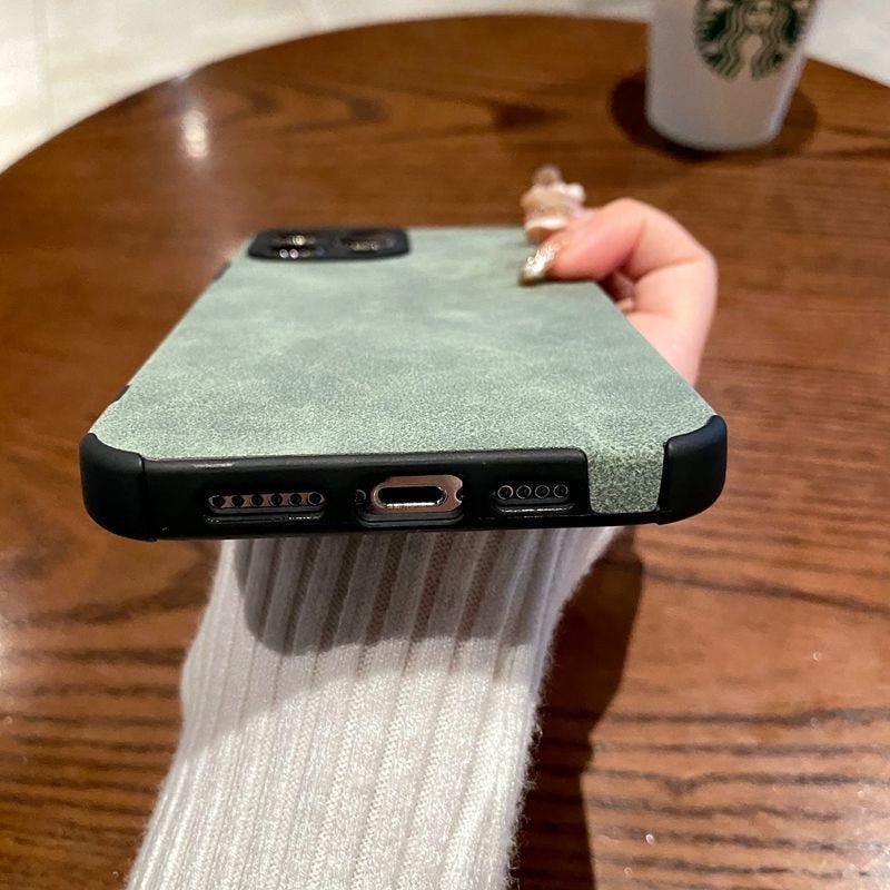 Business PU Leather iPhone Case