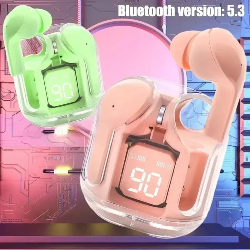 T2 TWS Wireless Headphones LED Power Earphones Digital Display Headset Stereo Sound Bluetooth-Compatible 5.3 for Xiaomi Lenovo