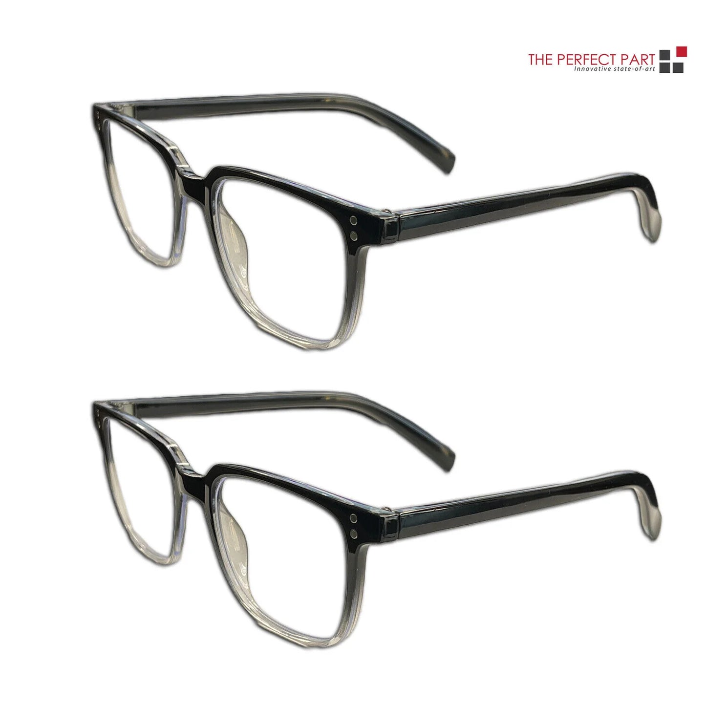 2 PK Unisex Blue Light Blocking Reading Glasses Computer Readers for Men Women