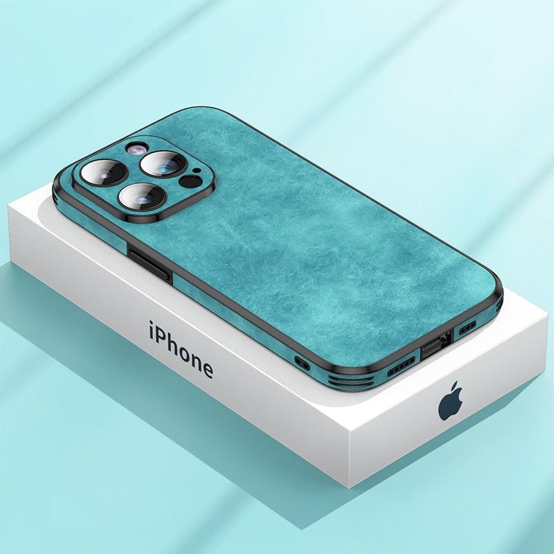 Full-Protection Leather iPhone Case
