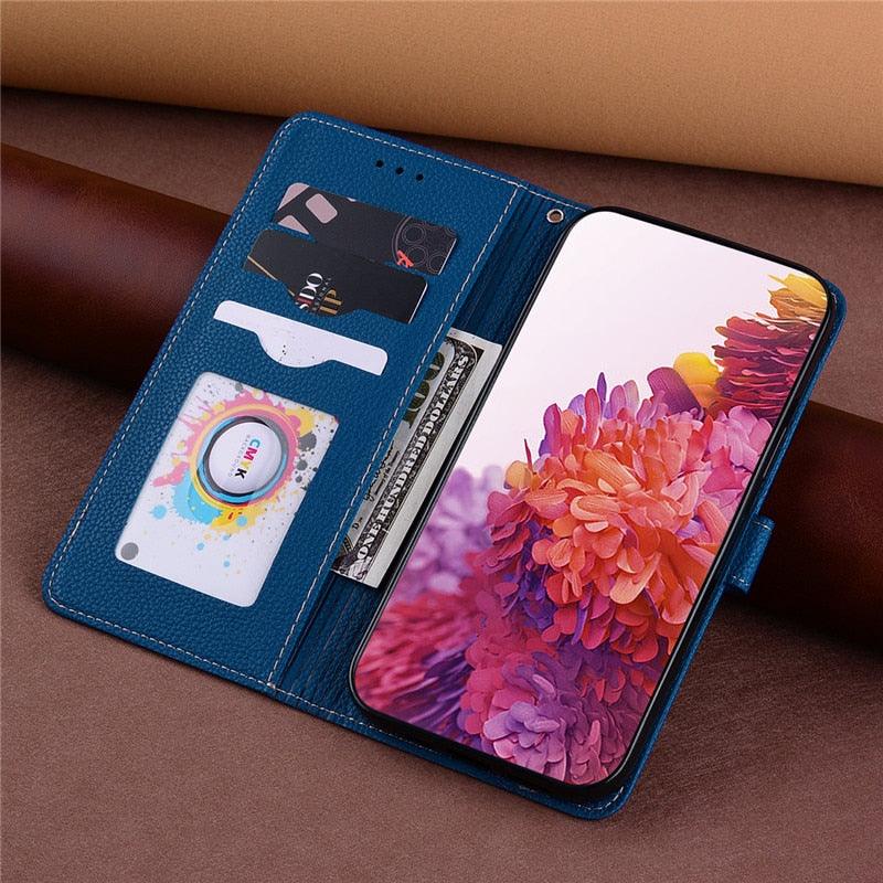 Redmi Note 11 Leather Flip Wallet Case
