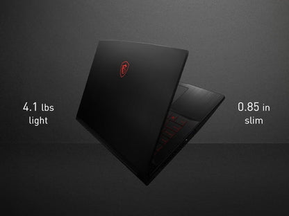 GF63 Thin 11SC-693 15.6" Gaming Laptop, Intel Core I5-11400H, NVIDIA Geforce GTX 1650, 8GB Memory, 256GB Nvme SSD, Windows 11