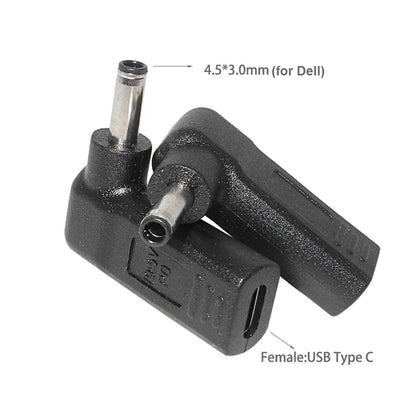 Type C to Dc Power Jack  Laptop Power Adapter Connector USB C to Notebook Charger Converter for Asus Hp Lenovo Laptop