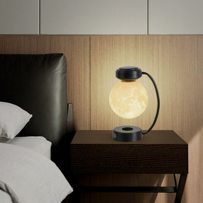 Wireless Magnetic Levitating 3D LED Moon Lamp