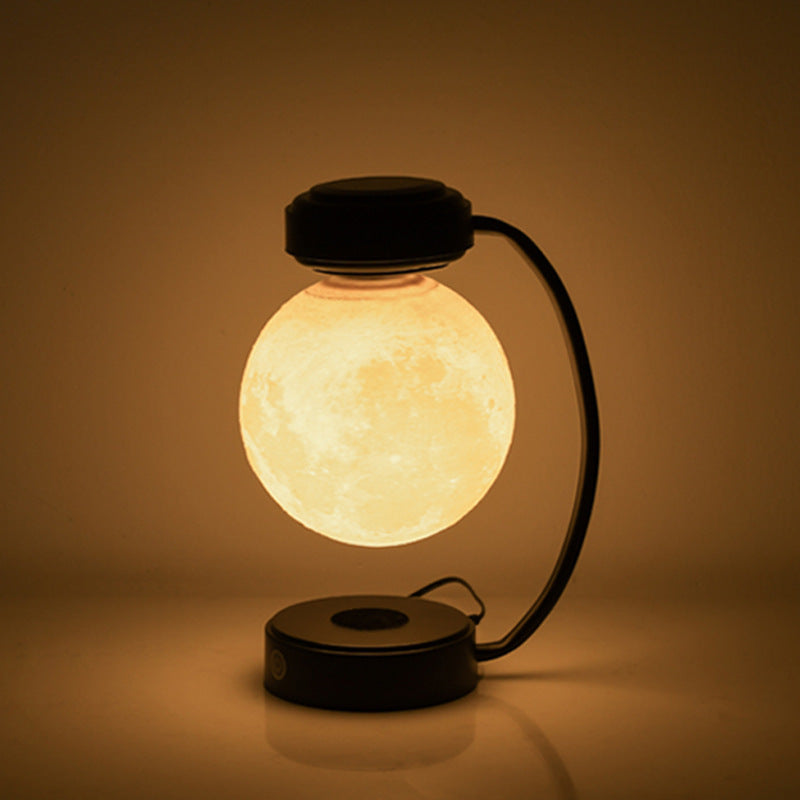 Wireless Magnetic Levitating 3D LED Moon Lamp