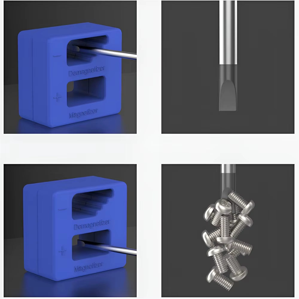 Screwdriver Magnetizer High Quality Magnetic Demagnetizer Tool Blue Screwdriver Magnetic Screwdriver Tool Screwdriver Hand Tools