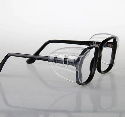 2 Pairs Side Shields for Eye Glasses Slip on Safety Glasses Shield Universal US