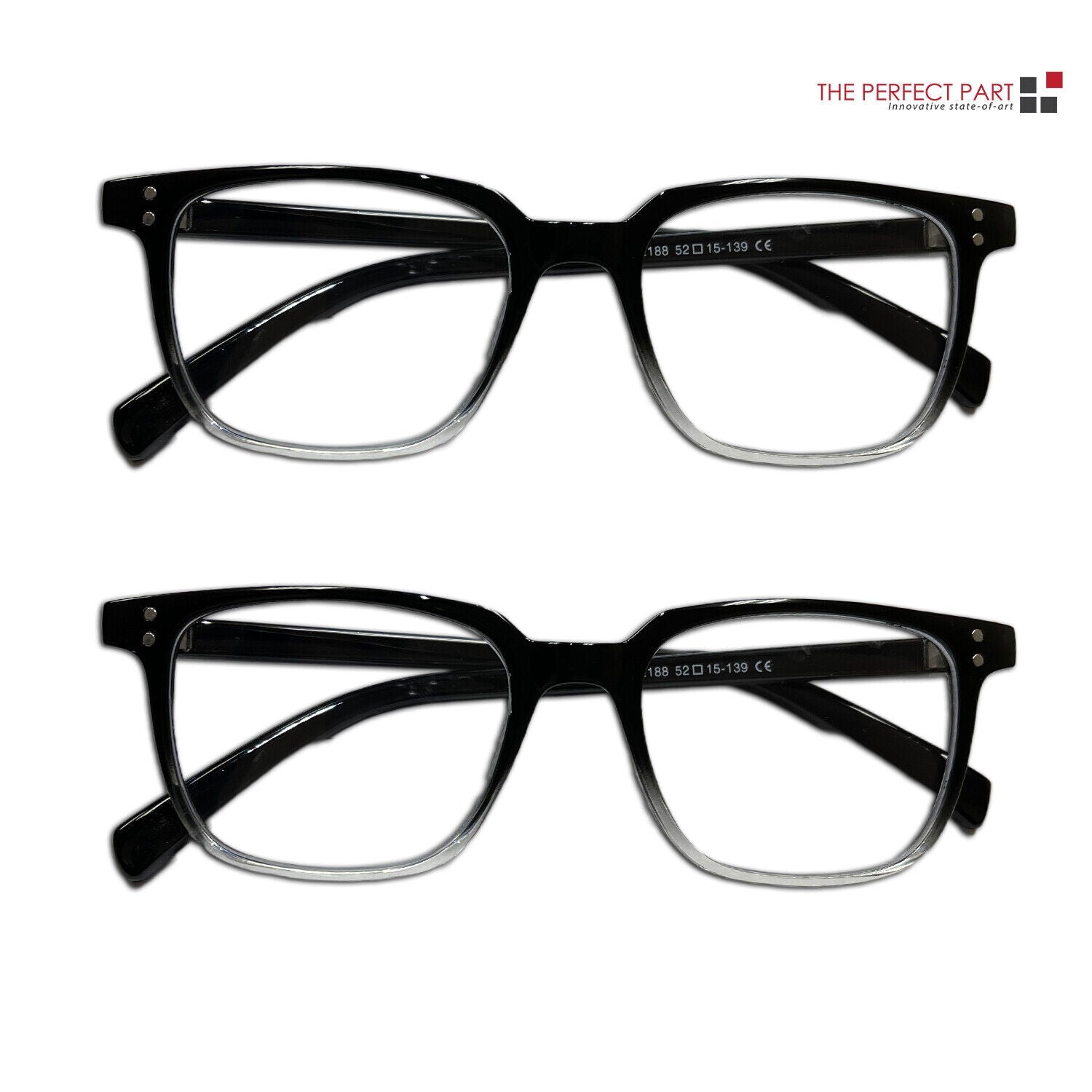 2 PK Unisex Blue Light Blocking Reading Glasses Computer Readers for Men Women