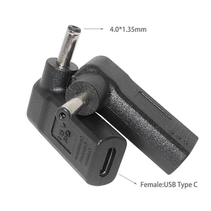 Type C to Dc Power Jack  Laptop Power Adapter Connector USB C to Notebook Charger Converter for Asus Hp Lenovo Laptop