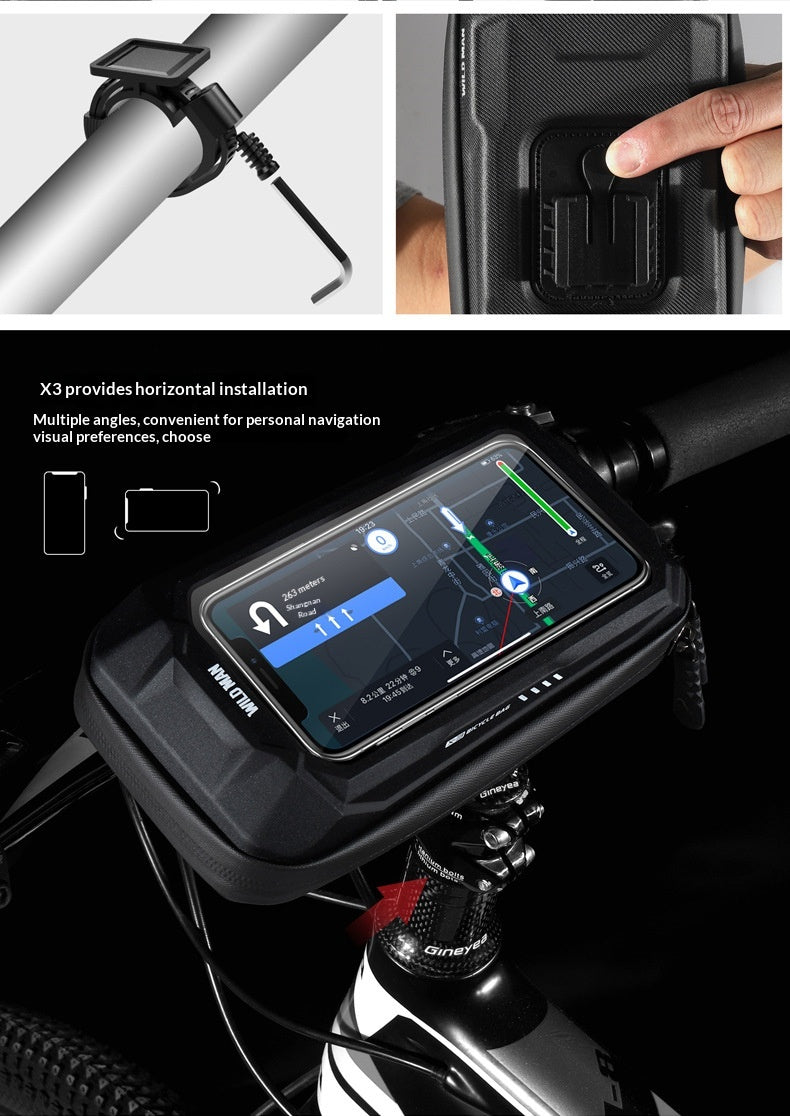 Waterproof Double-Zip Bike Phone Bag – product view 12