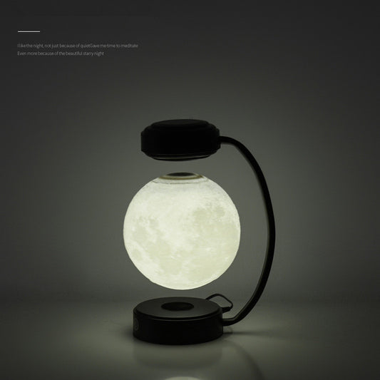 Wireless Magnetic Levitating 3D LED Moon Lamp