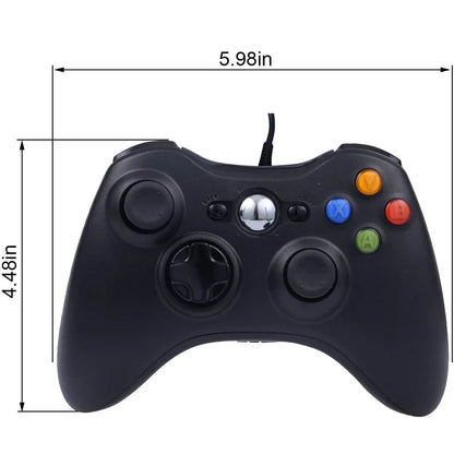 Gamepad For PC/ XBOX 360 USB Controller Wired game console vibration handle computer joystick Support Win7/8/10 System Joypad