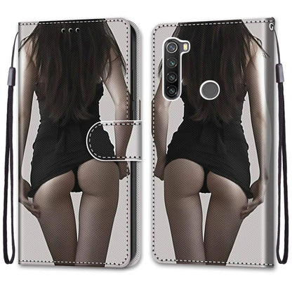 Redmi Note Flip Wallet Case with Cat Design