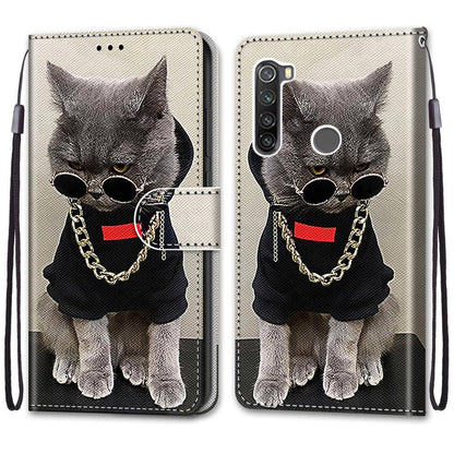 Redmi Note Flip Wallet Case with Cat Design
