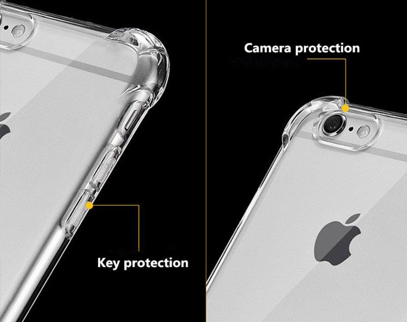 Clear Shockproof Silicone iPhone Case – product view 9