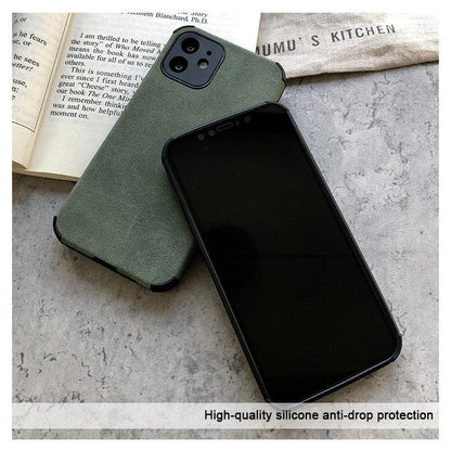 Black & Green Leather iPhone Case – product view 18