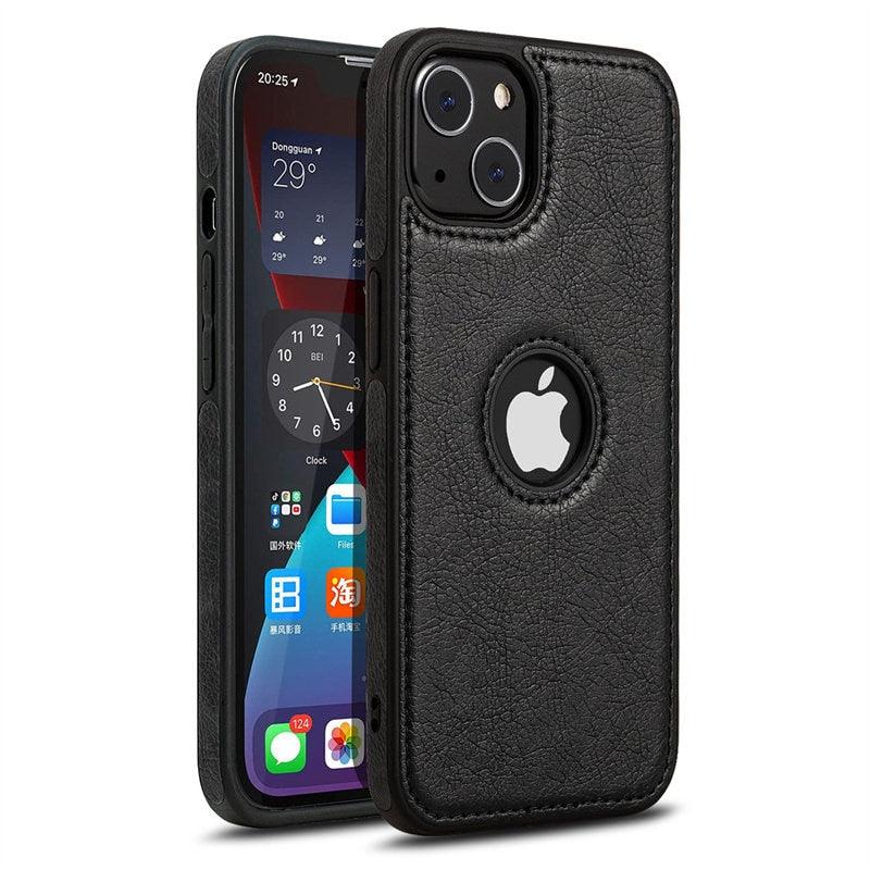 Ultra-Thin Leather iPhone Case with Camera Protection – product view 7