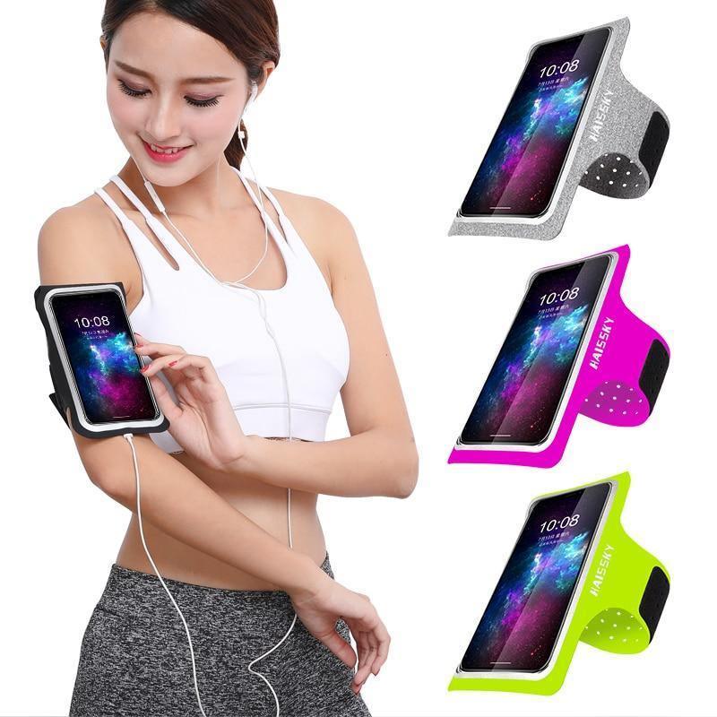 Gray Running Phone Armband