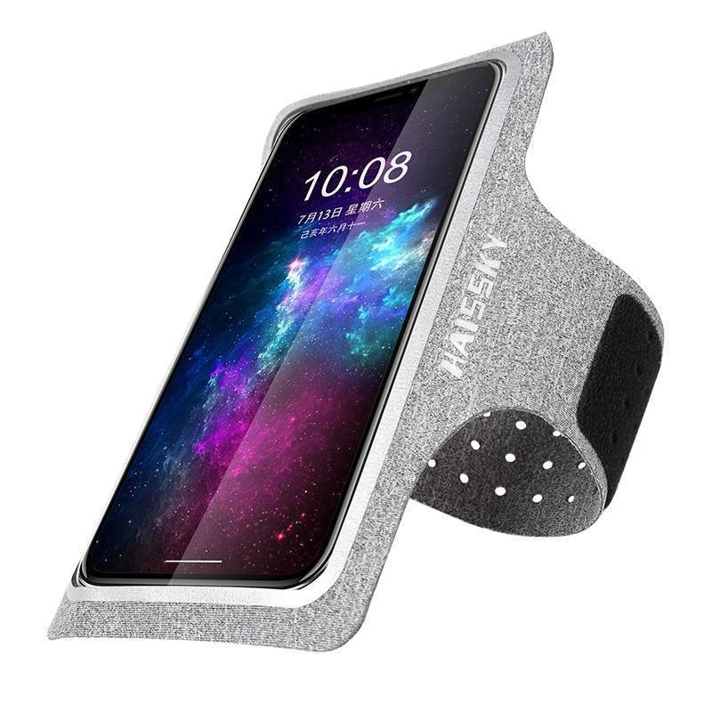 Gray Running Phone Armband – product view 2