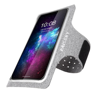 Gray Running Phone Armband – product view 2