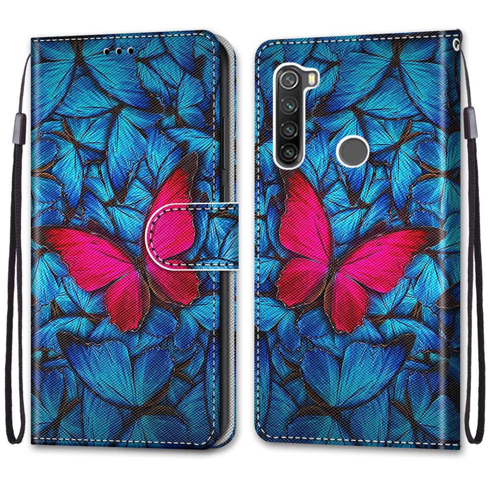 Redmi Note Flip Wallet Case with Cat Design