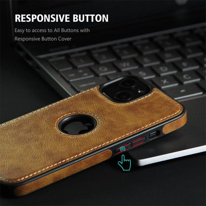 Ultra-Thin Leather iPhone Case with Camera Protection