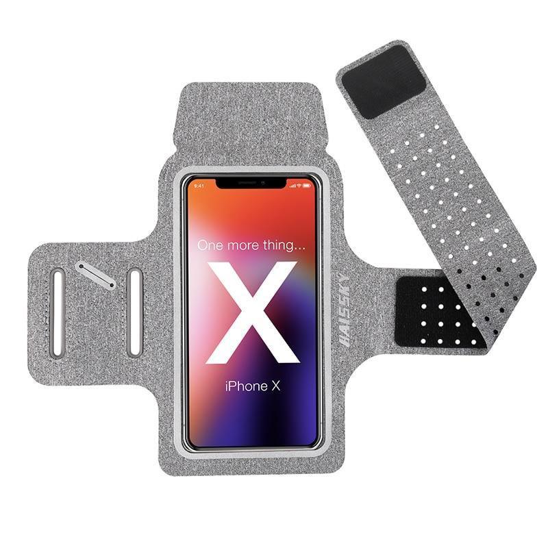 Gray Running Phone Armband – product view 10