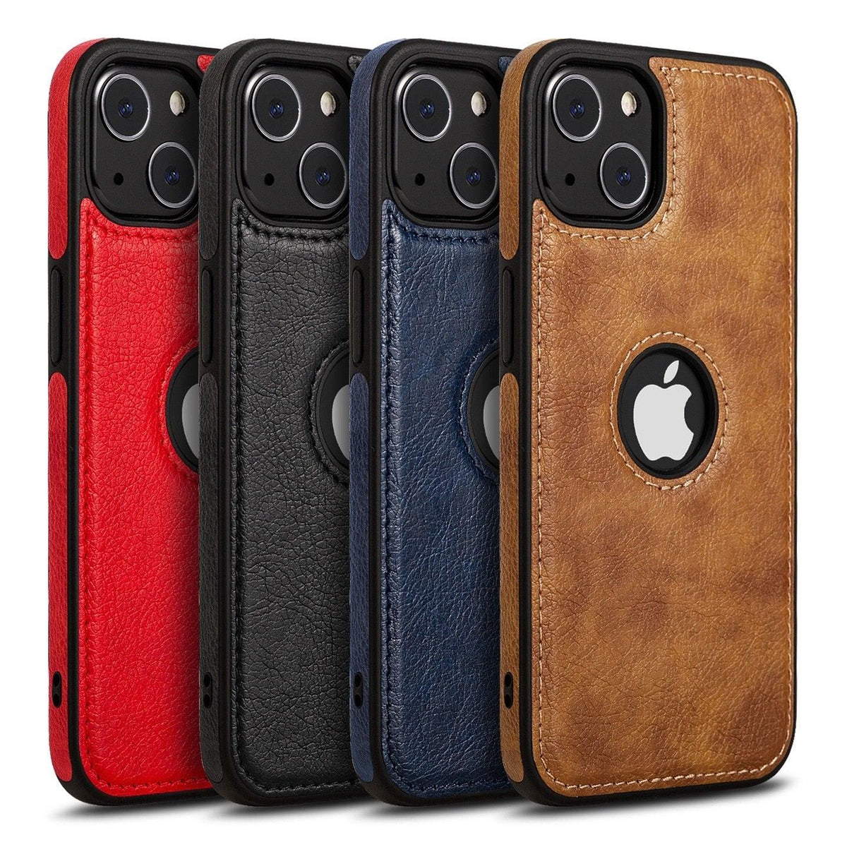 Ultra-Thin Leather iPhone Case with Camera Protection – product view 17