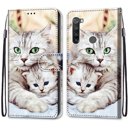 Redmi Note Flip Wallet Case with Cat Design
