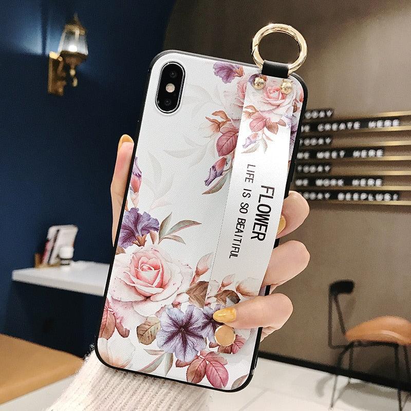 Floral Wrist-Strap iPhone Case – product view 13