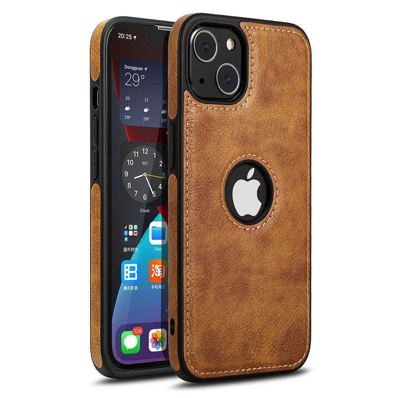 Ultra-Thin Leather iPhone Case with Camera Protection – product view 8