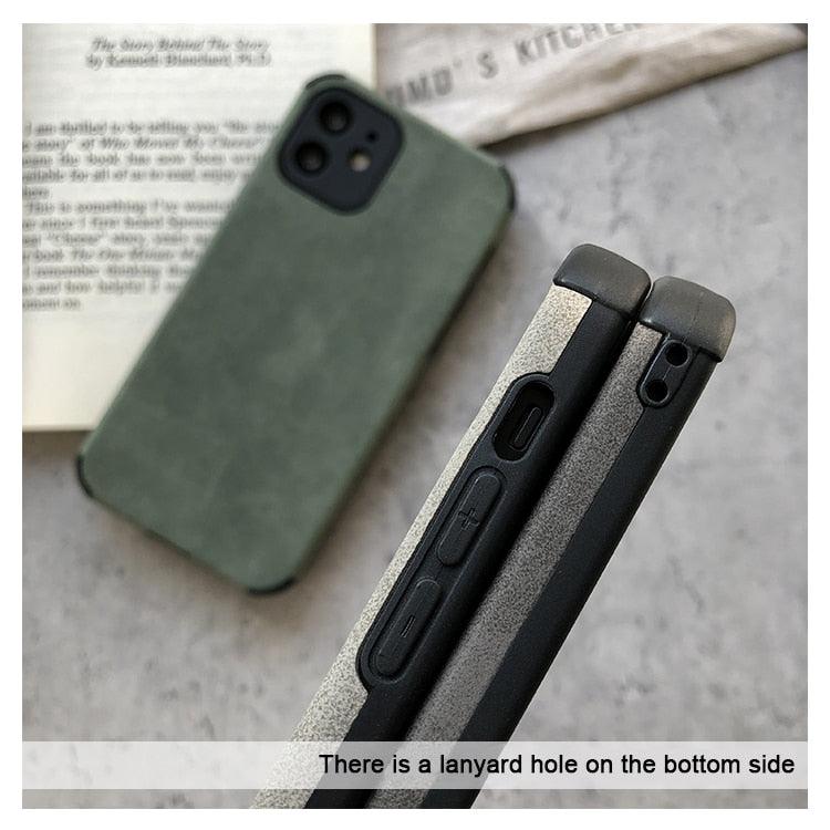 Black & Green Leather iPhone Case – product view 15