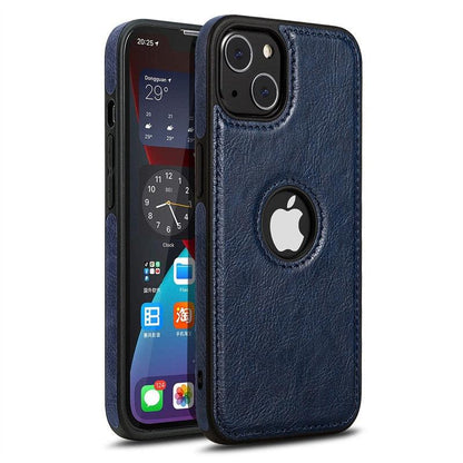 Ultra-Thin Leather iPhone Case with Camera Protection