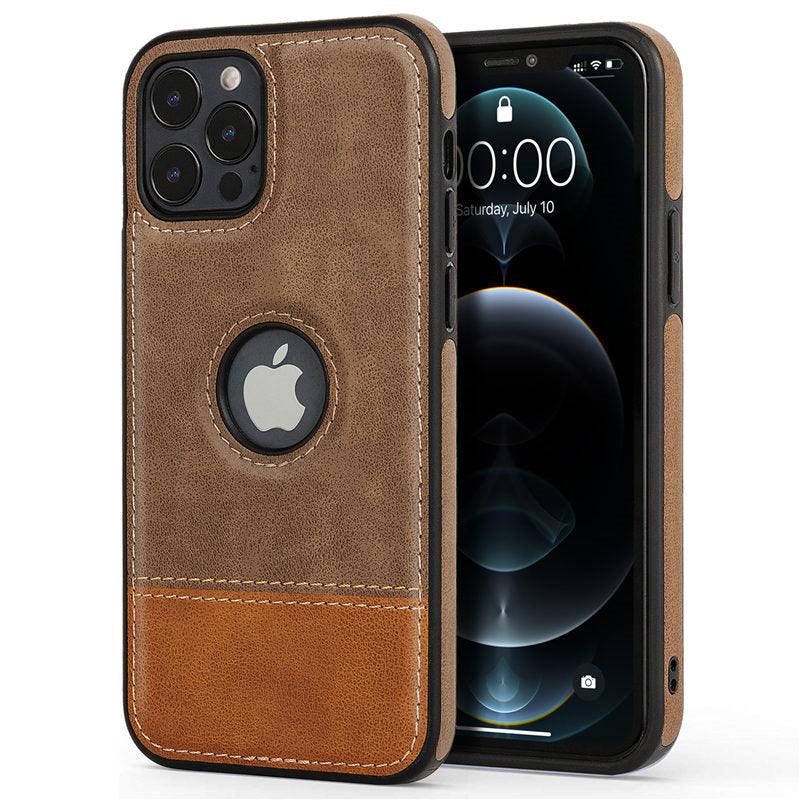 Ultra-Thin Leather iPhone Case with Camera Protection