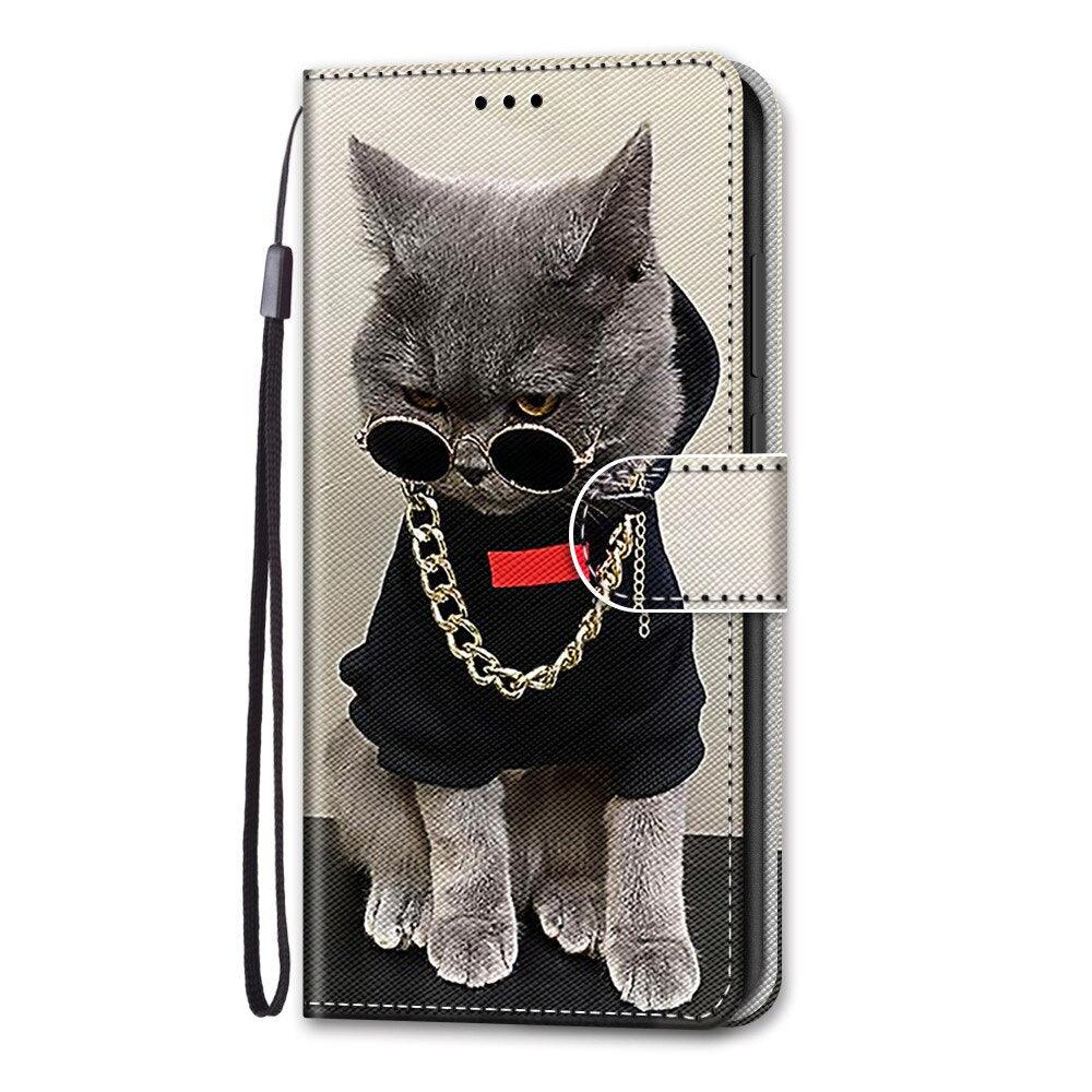 Redmi Note Flip Wallet Case with Cat Design – product view 15