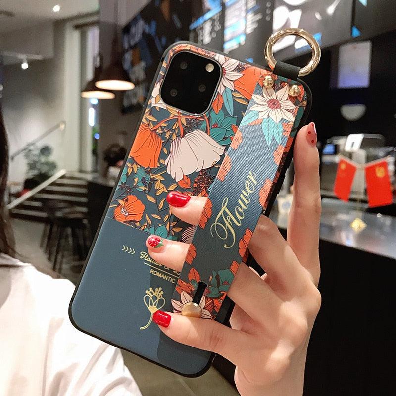 Floral Wrist-Strap iPhone Case – product view 11