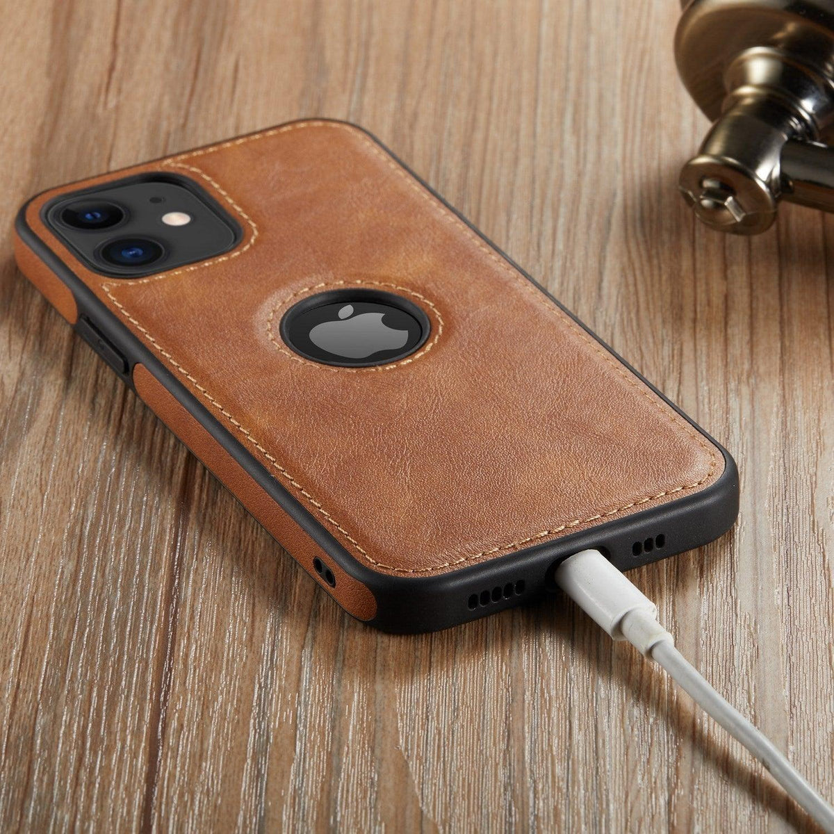 Slim PU Leather iPhone Case – product view 15