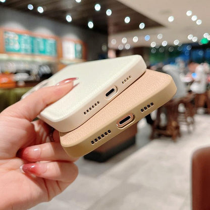 Textured Slim Leather iPhone Case – product view 19