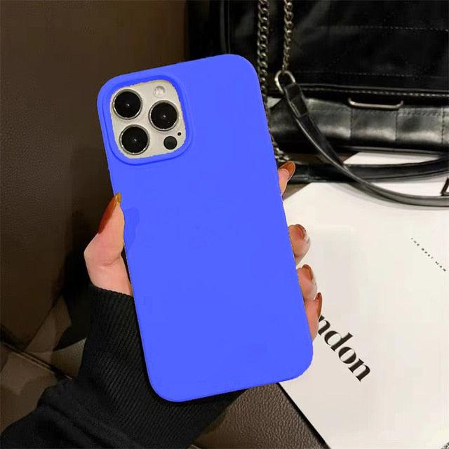 Slim Shockproof Silicone iPhone Case