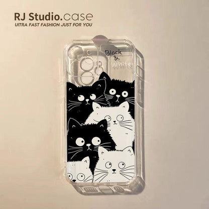 Clear Cat Design iPhone Case – product view 4