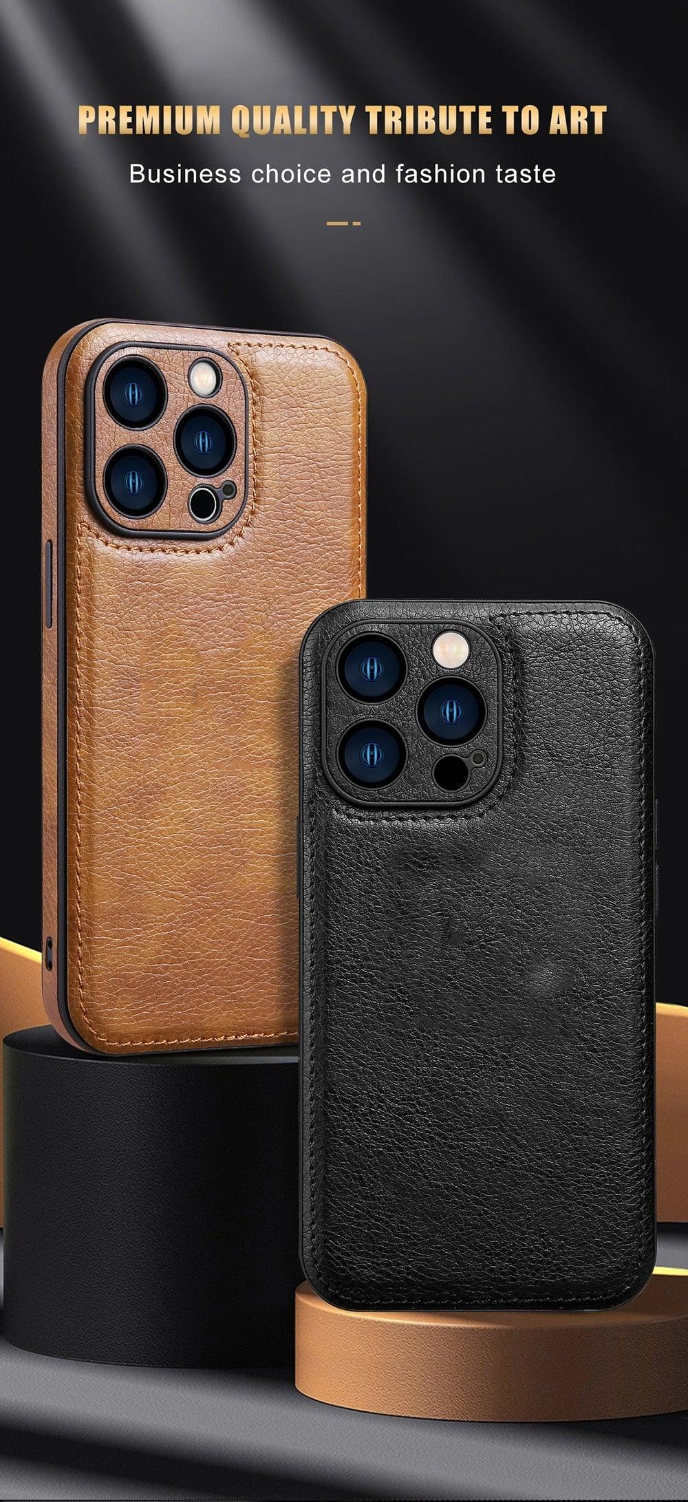 Fashion PU Leather iPhone Case – product view 11