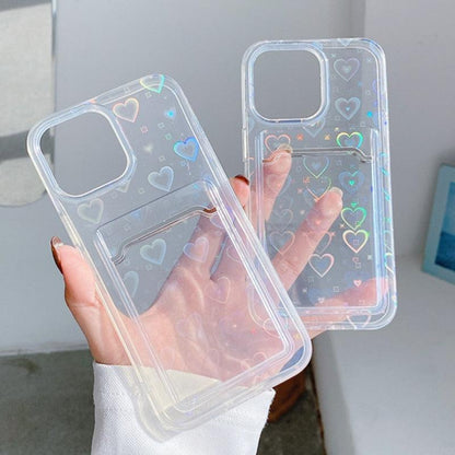 Heart Gradient iPhone Wallet Case