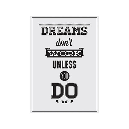 Motivational Posters Inspirational Quote In English Wall Art Decorative Painting Home Room Office Classroom Creative Decoration