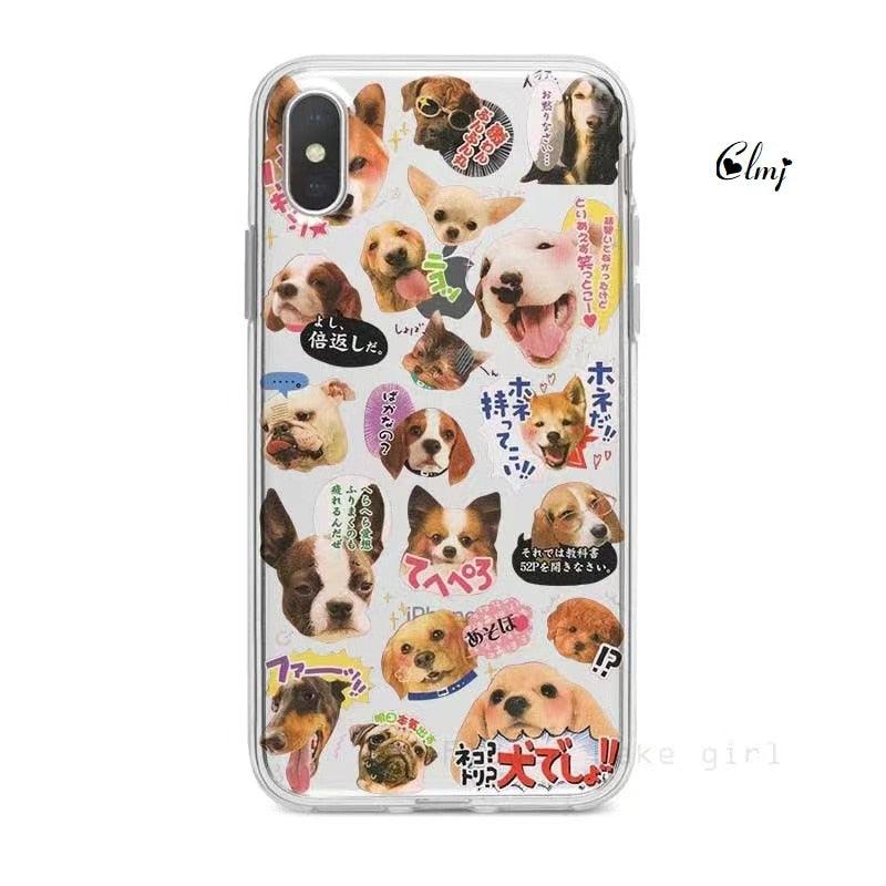 Cat & Dog Clear Silicone iPhone Case – product view 5