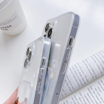 Heart Gradient iPhone Wallet Case – product view 5